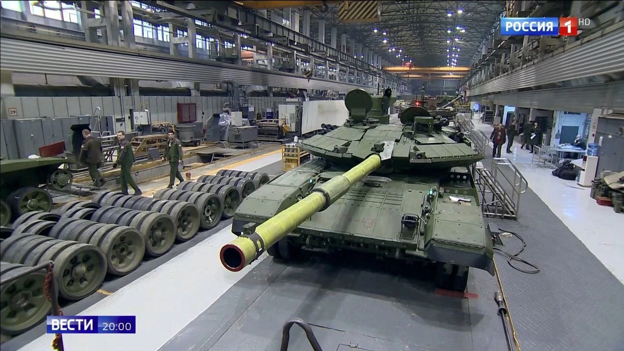Сборка танков на Уралвагон заводе